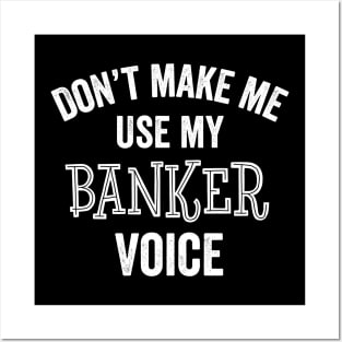 Funny Banker Banking Teller Manager Banks Gift Idea Posters and Art